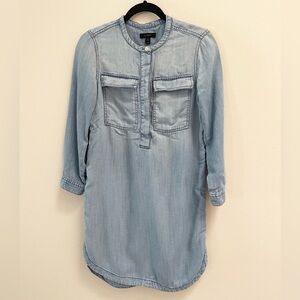J. Crew Women’s  Denim like Light Blue tunic Dress XS